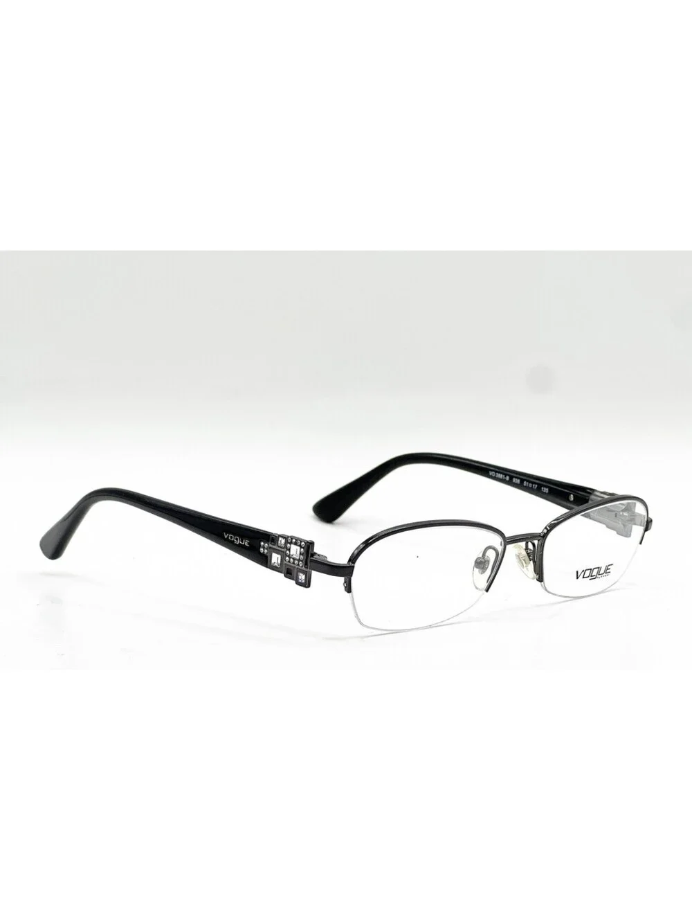 Vogue VO 3881-B 938 Metalized Gray Authentic Eyeglass Frames 51-17